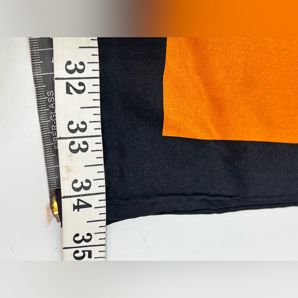 Vintage YSL Yves Saint Laurent Silk Colour Block - Picture 9 of 10
